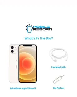 Mobile Reborn Refurbished Apple iPhone 12 64GB - (Pristine Condition)