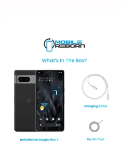 Mobile Reborn Refurbished Google Pixel 7 128GB - Obsidian (Pristine Condition)