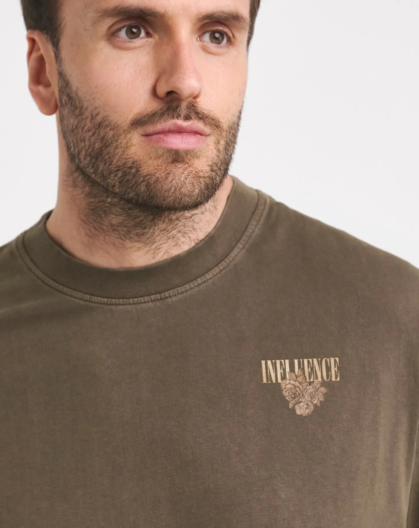 Jacamo Relaxed Fit Dyed Snake Graphic T-Shirt