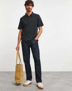 Jacamo Relaxed Fit Interlock Polo Reg