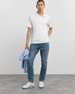 Jacamo Relaxed Fit Interlock Polo Reg