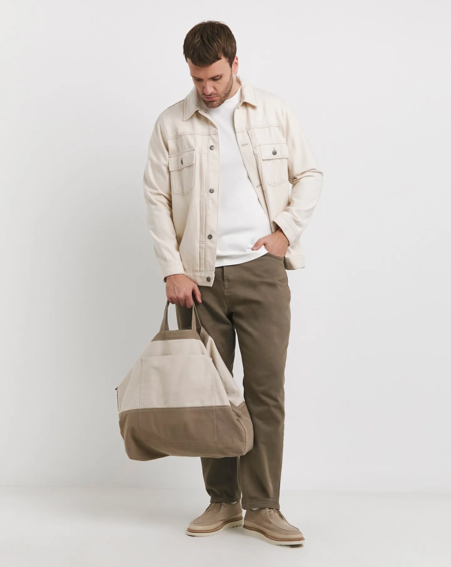 Jacamo Relaxed Fit Interlock T-Shirt