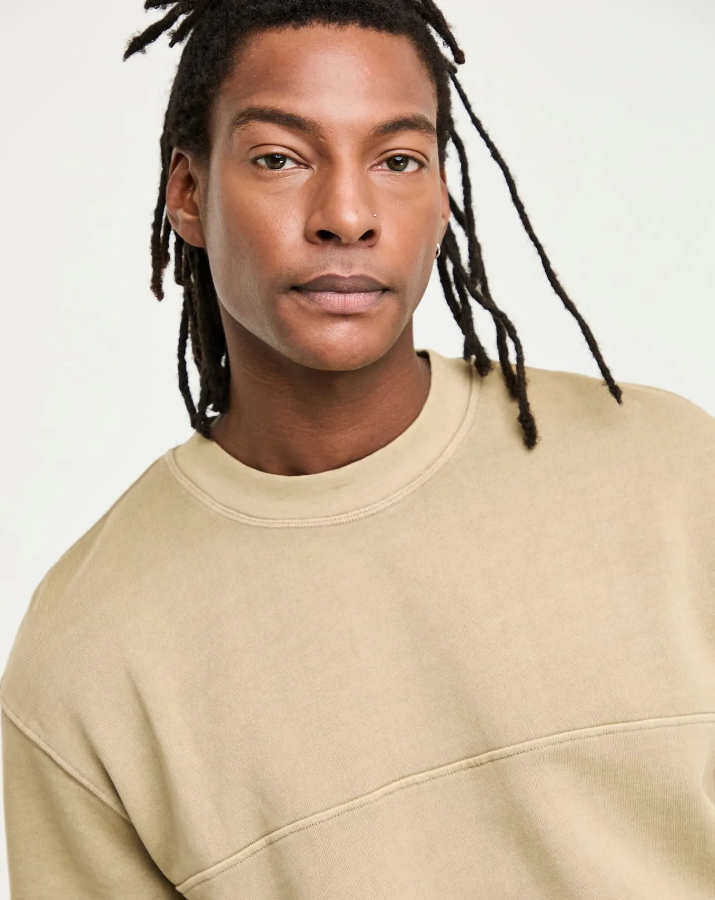 Jacamo Relaxed Fit Seam Detail Sweat Top