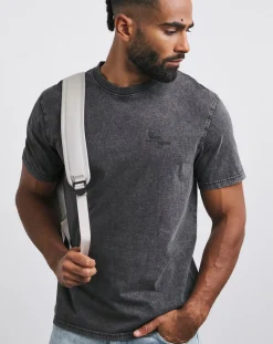 Jacamo Saint Or Sinners Acid Wash Tshirt