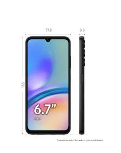 SAMSUNG A05S 4G 64GB and Buds FE Graphite Bundle