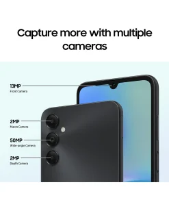 SAMSUNG A05S 4G 64GB and Buds FE Graphite Bundle