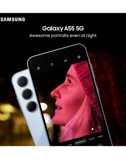 SAMSUNG Galaxy A55 5G 128GB - Awesome Ice + FREE GIFT