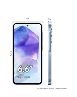 SAMSUNG Galaxy A55 5G 128GB - Awesome Ice + FREE GIFT