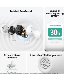 SAMSUNG Galaxy Buds FE Wireless Earbuds - White