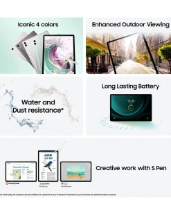 SAMSUNG Galaxy Tab S9 FE+ 12.4in 256GB WiFi Tablet - + FREE GIFT