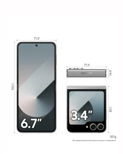 SAMSUNG Galaxy Z Flip6 512GB 5G - Shadow - Galaxy AI + FREE GIFT