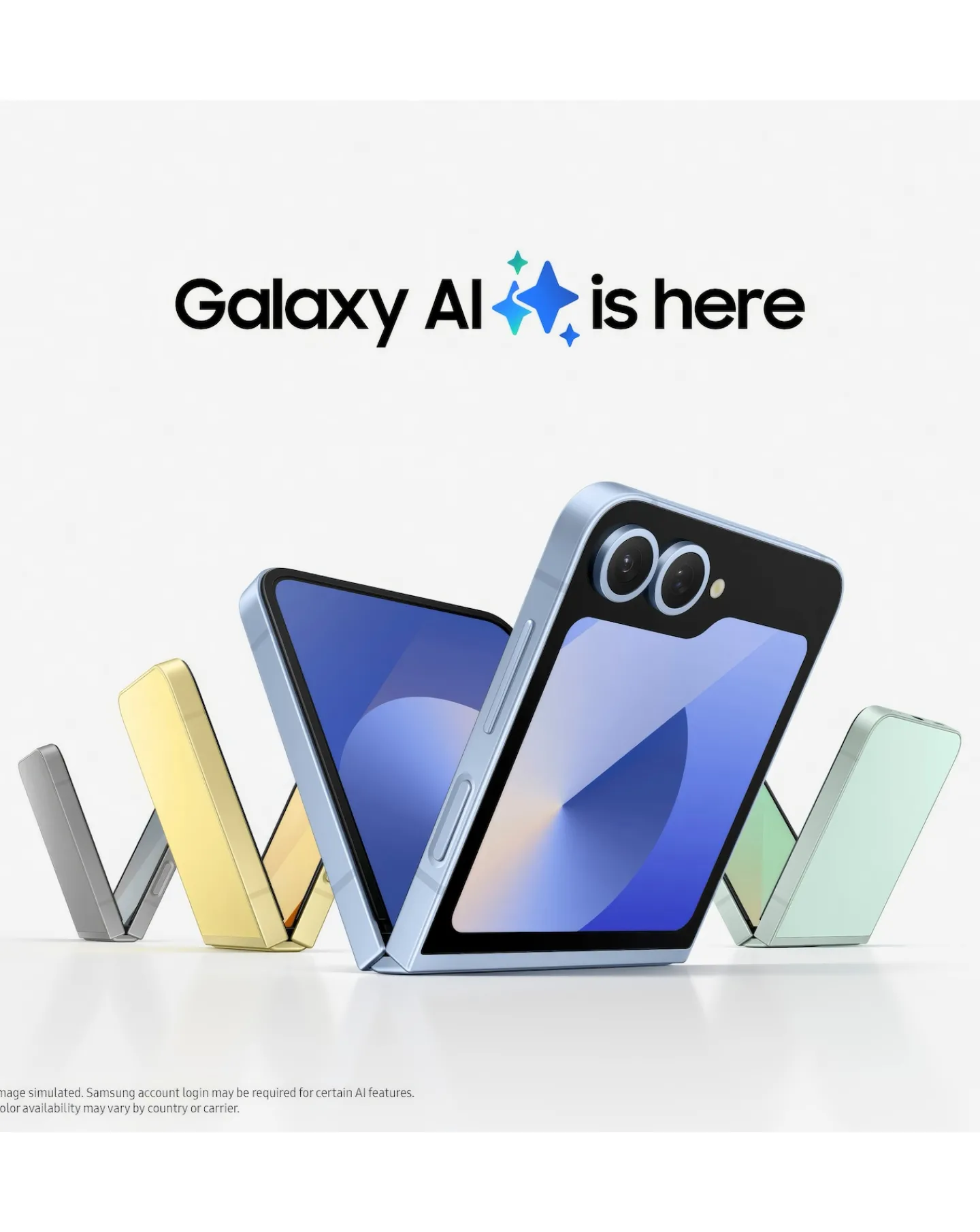 SAMSUNG Galaxy Z Flip6 256GB 5G - - Galaxy AI + FREE GIFT