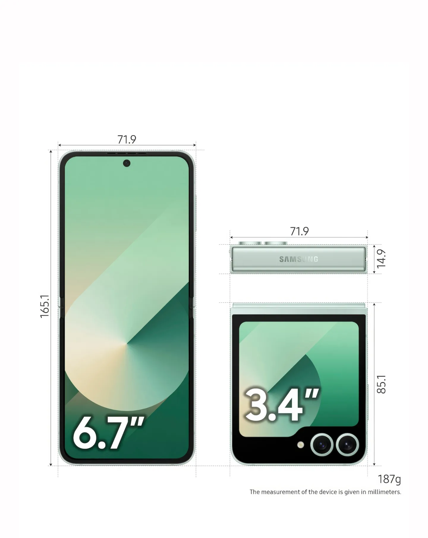 SAMSUNG Galaxy Z Flip6 512GB 5G - - Galaxy AI + FREE GIFT