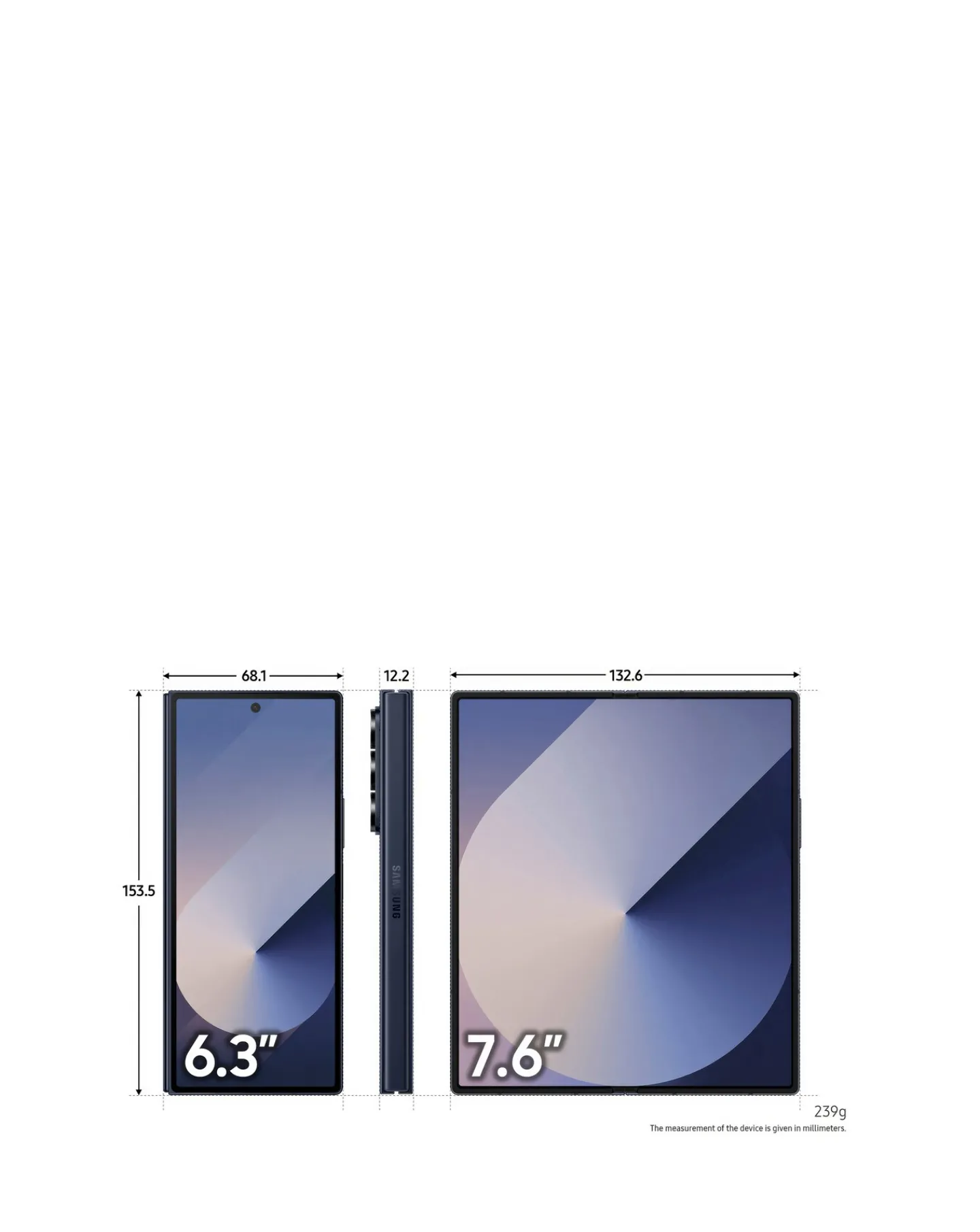 SAMSUNG Galaxy Z Fold6 512GB 5G - - Galaxy AI + FREE GIFT