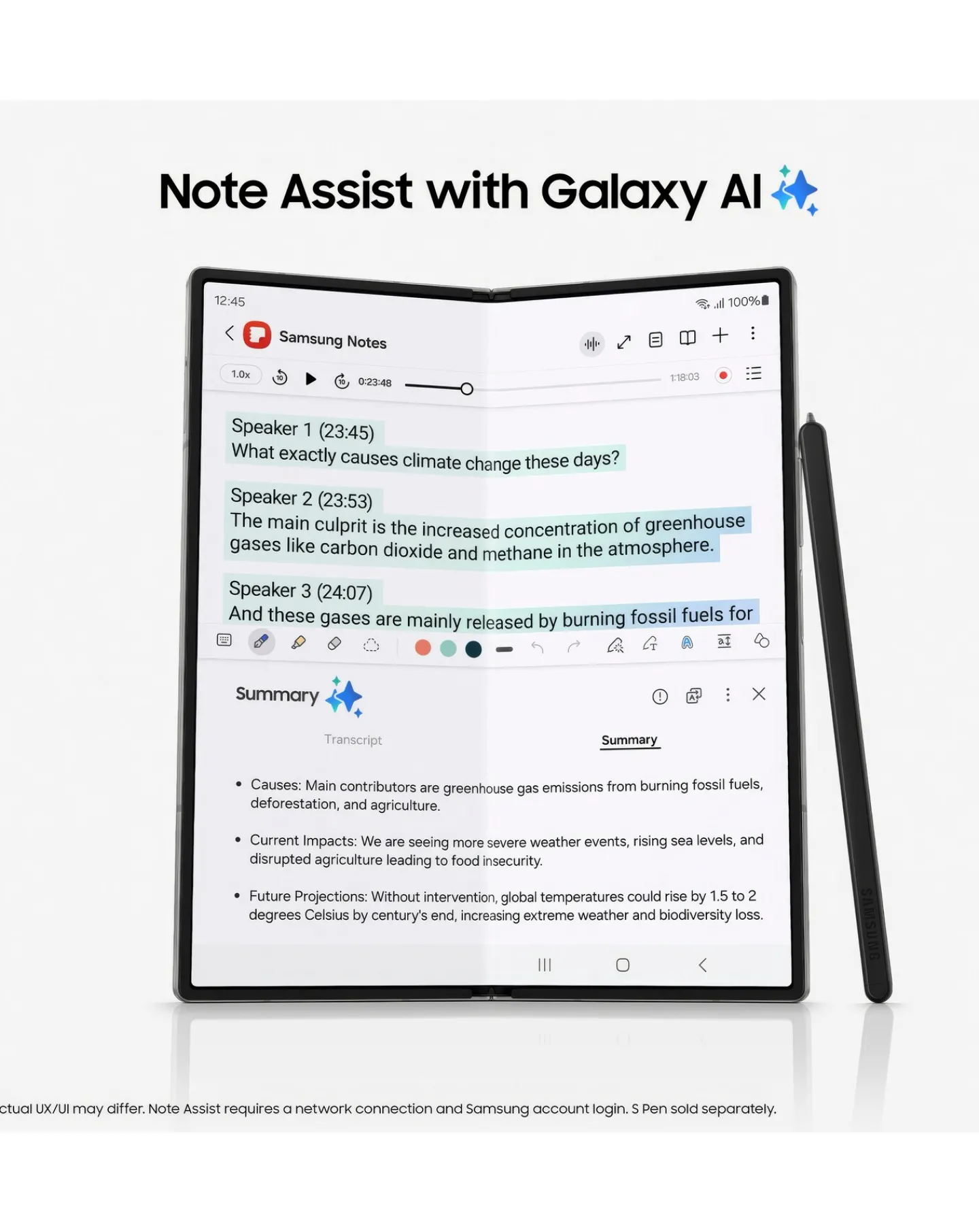 SAMSUNG Galaxy Z Fold6 256GB 5G - Shadow - Galaxy AI + FREE GIFT