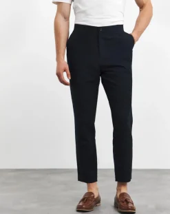 Jacamo Seersucker Cotton Suit Trouser