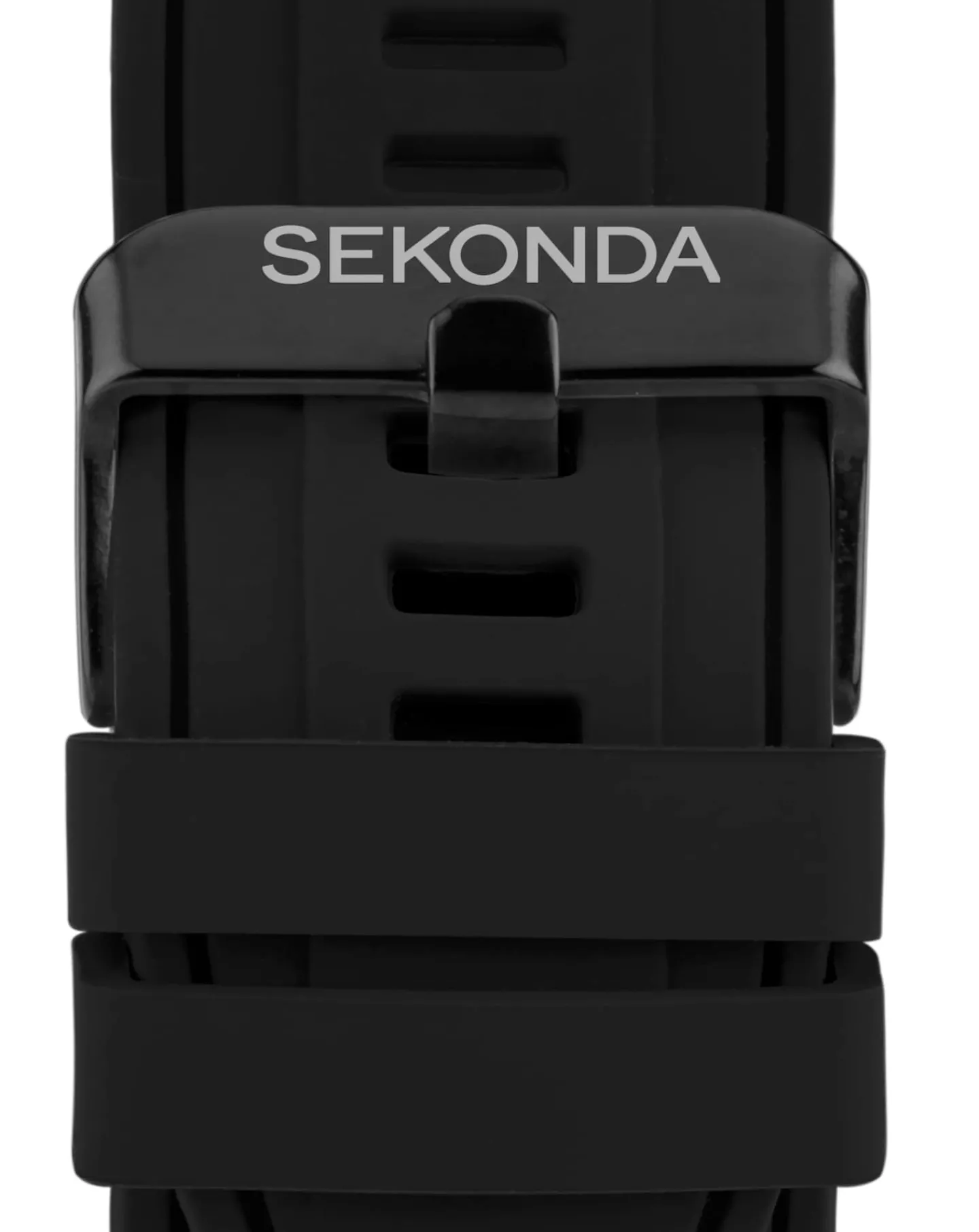 SEKONDA Active Plus 45mm Black Rubber Dual Strap Smart Watch