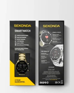 SEKONDA Active Plus Smart Watch - Alloy Case & Stainless Steel Bracelet