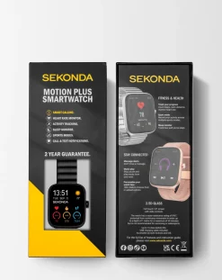 SEKONDA Motion Plus Smart Watch - Alloy Case & Stainless Steel Bracelet