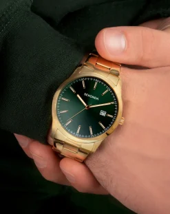 SEKONDA Taylor Mens Green Dial Watch