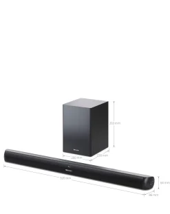 SHARP HT-SBW202 2.1ch 200W Soundbar with Wireless Subwoofer