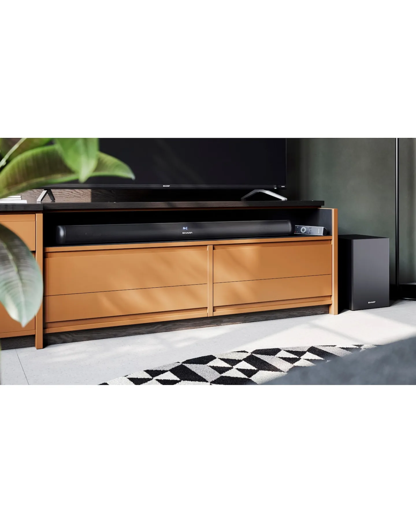 SHARP HT-SBW202 2.1ch 200W Soundbar with Wireless Subwoofer