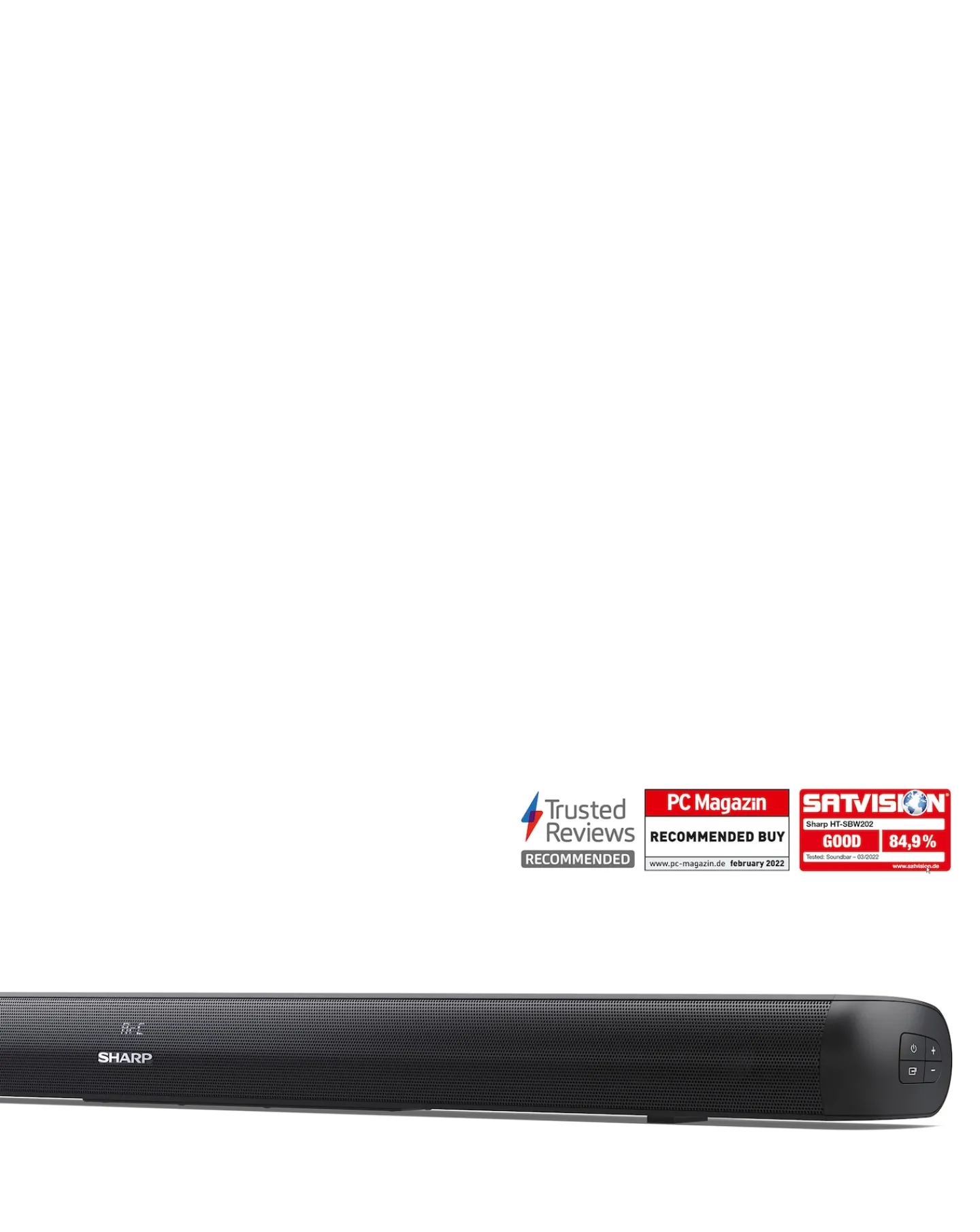 SHARP HT-SBW202 2.1ch 200W Soundbar with Wireless Subwoofer