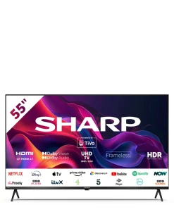 SHARP 4T-C55GK4245KB 55in Smart UHD Tivo LED TV