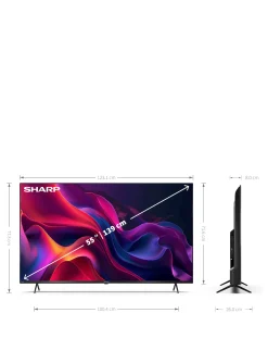 SHARP 4T-C55GK4245KB 55in Smart UHD Tivo LED TV