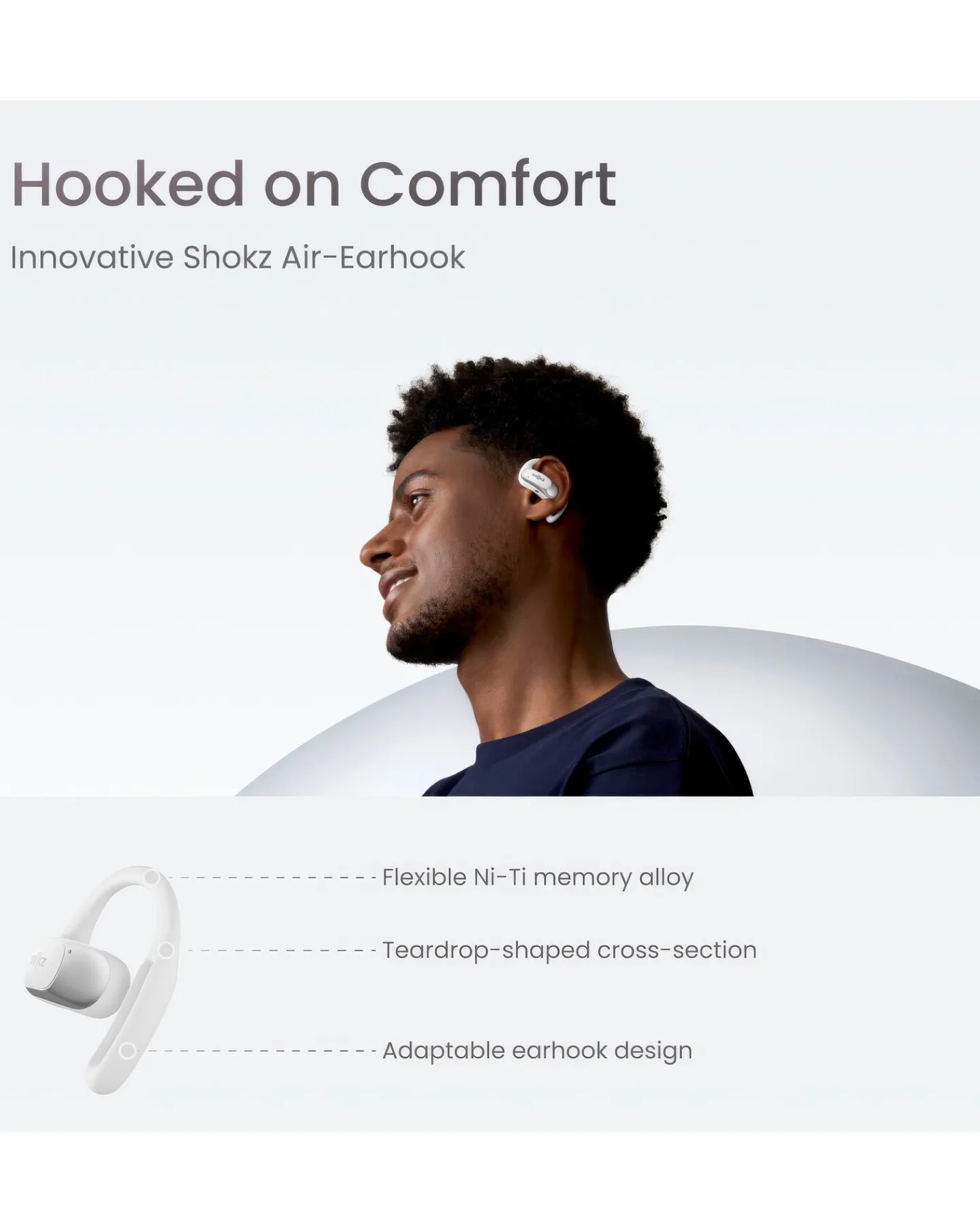 Jacamo Shokz OpenFit Air True Wireless Open-Ear Earbuds -
