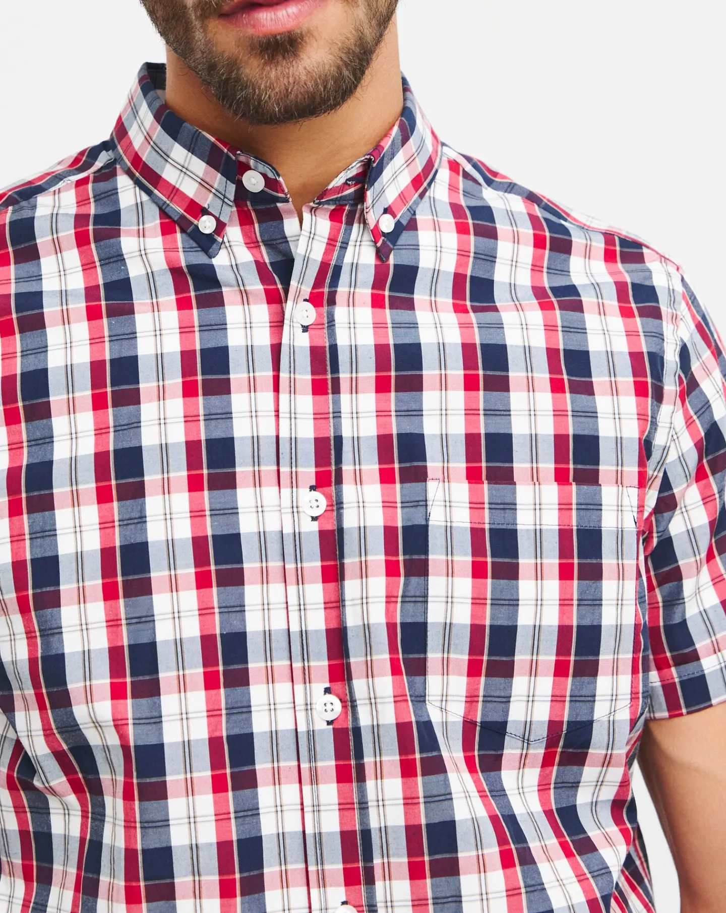 Jacamo Short Sleeve Check Shirt