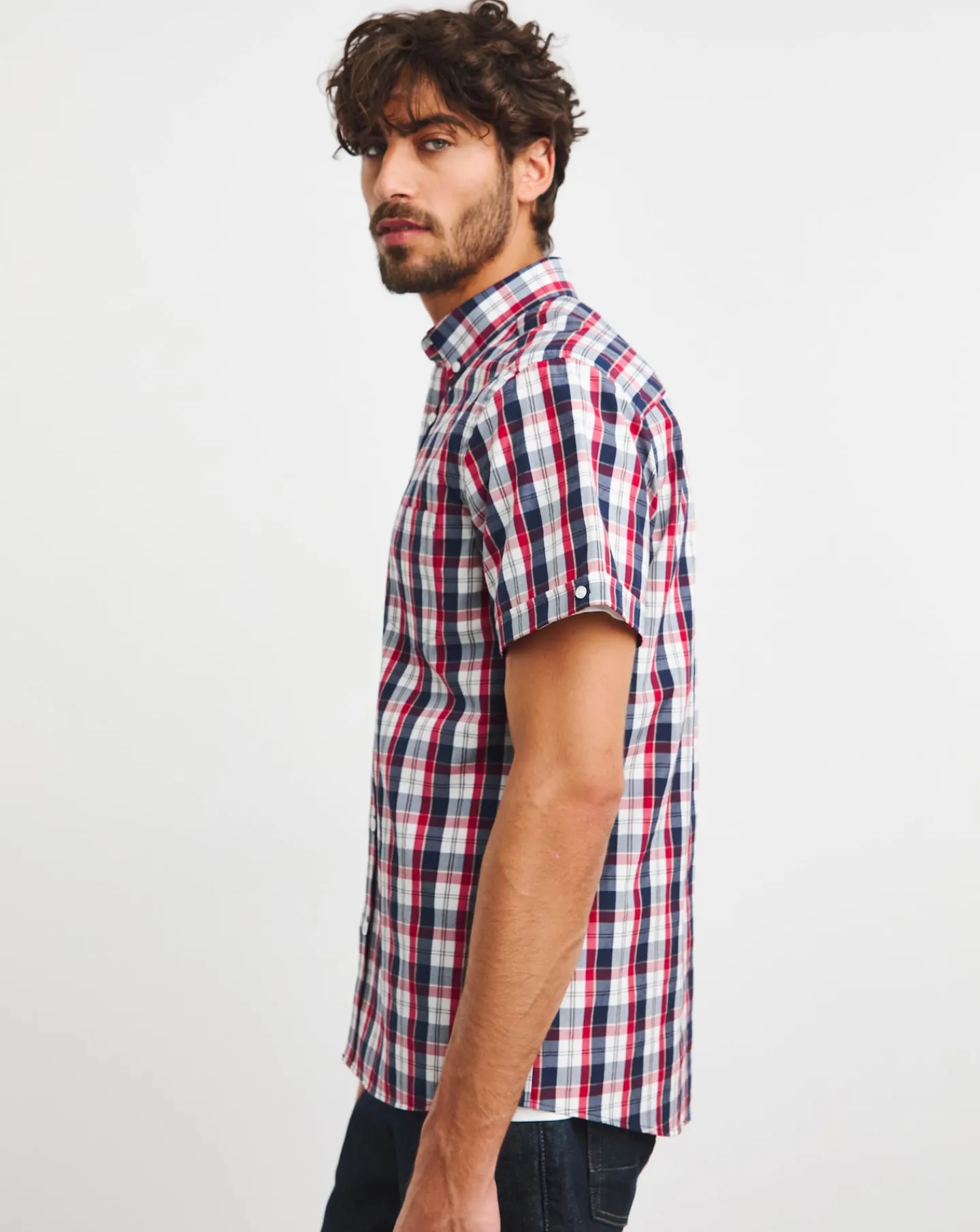 Jacamo Short Sleeve Check Shirt
