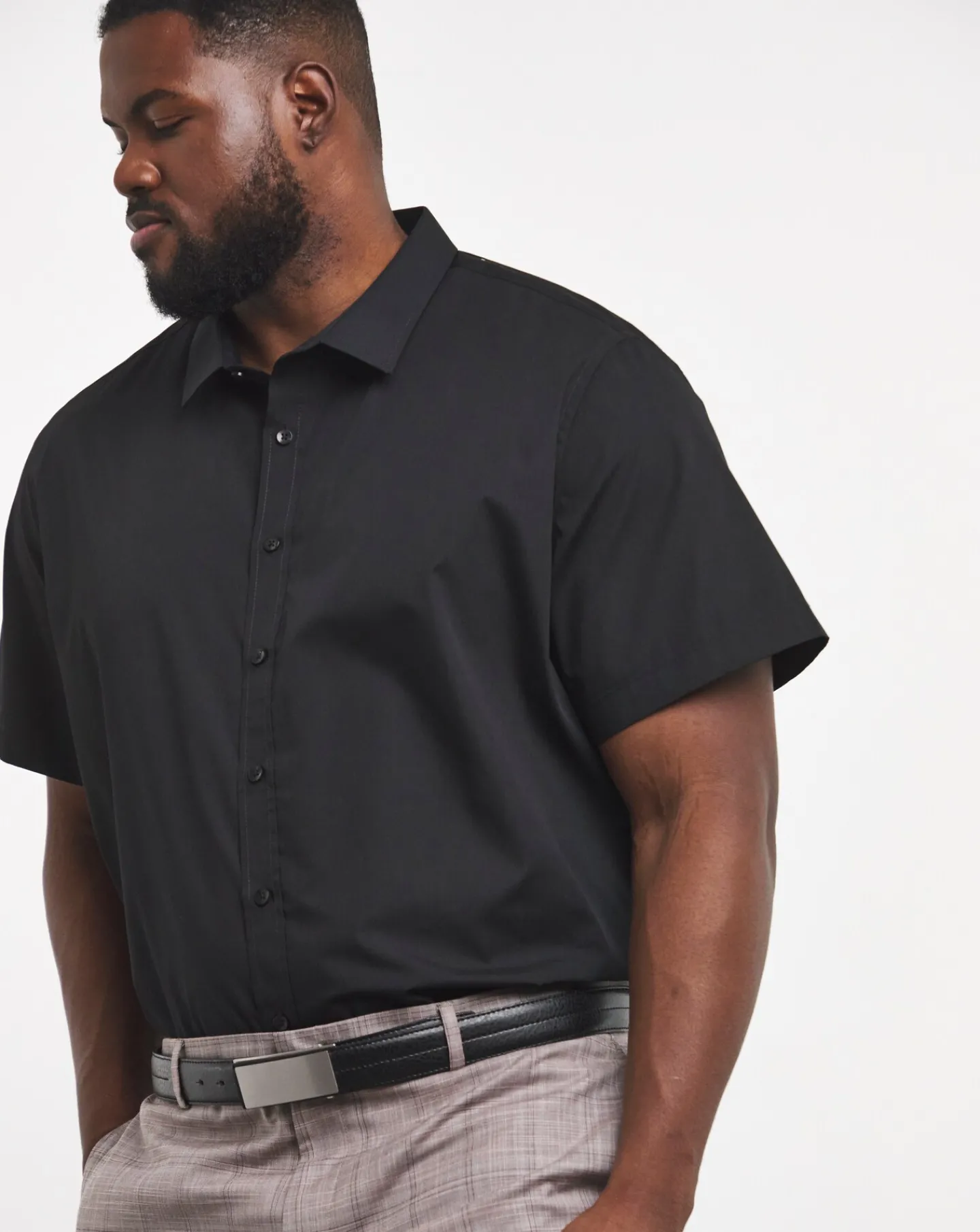 Jacamo Short Sleeve Formal Shirt Long