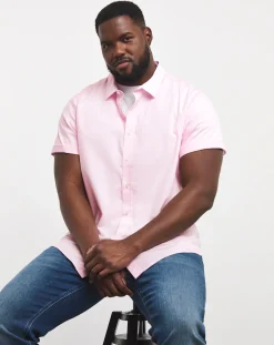 Jacamo Short Sleeve Formal Shirt Long