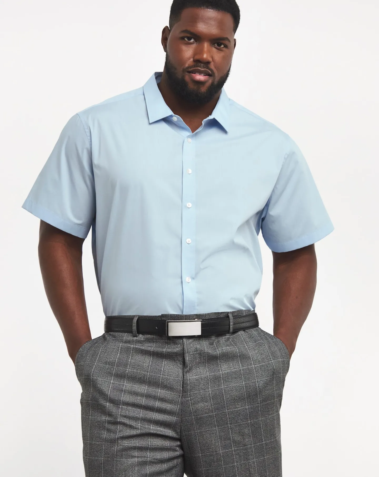 Jacamo Short Sleeve Formal Shirt Regular