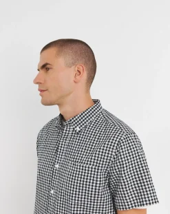 Jacamo Short Sleeve Gingham Shirt