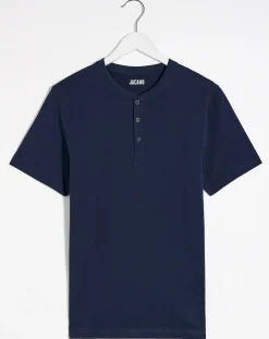 Jacamo Short Sleeve Grandad T-Shirt
