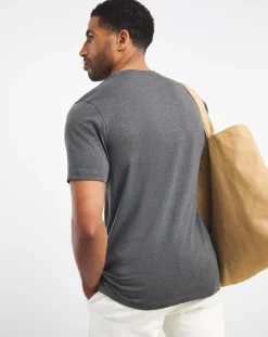 Jacamo Short Sleeve Grandad T-Shirt Long