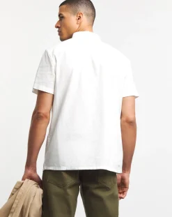 Jacamo Short Sleeve Linen Blend Shirt