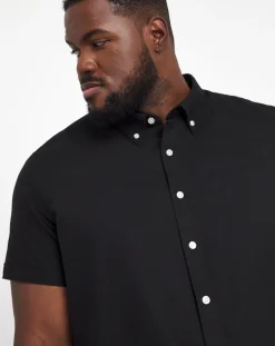 Jacamo Short Sleeve Oxford Shirt Regular Length