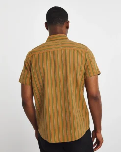 Jacamo Short Sleeve Stripe Shirt
