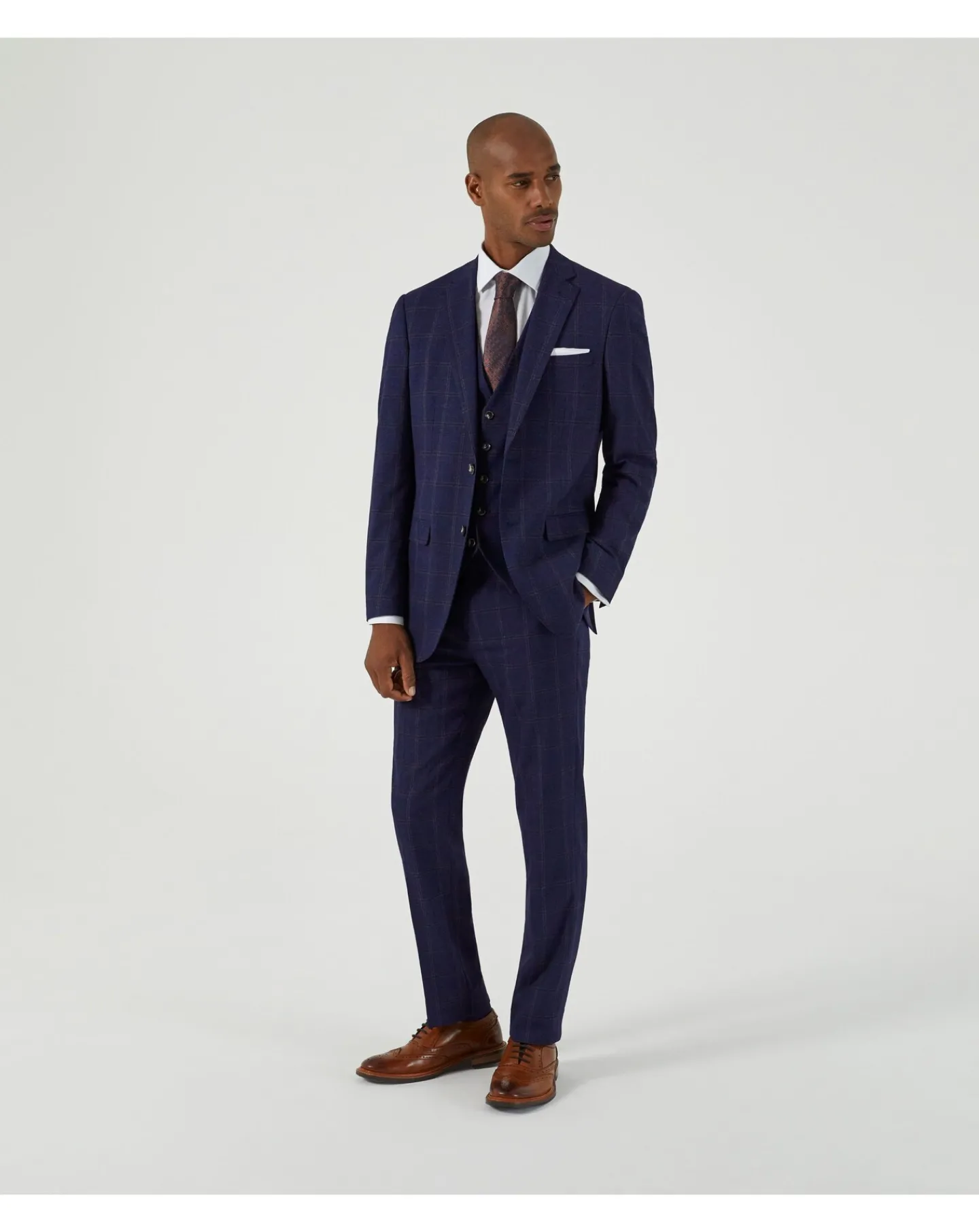 Skopes Barron Suit Trouser Check