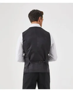 Skopes Darwin Suit Waistcoat Black Stripe