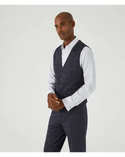 Skopes Thoresby Suit Waistcoat Check