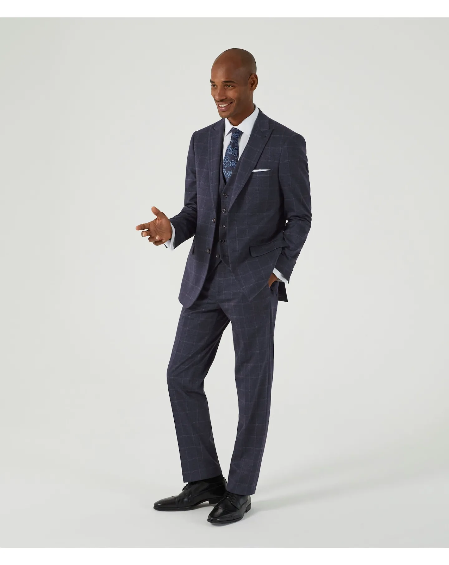 Skopes Thoresby Suit Waistcoat Check