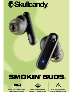 Skullcandy Smokin' Buds True Wireless Earbuds - True Black