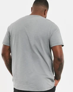 Jacamo Slub Garment Dyed Pocket T-Shirt