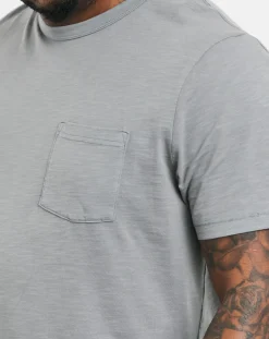 Jacamo Slub Garment Dyed Pocket T-Shirt