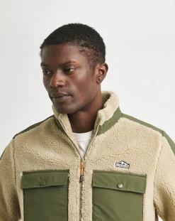 Snowdonia Borg Panel Detail Jacket