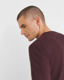 Jacamo Soft Touch Grid Crew Neck Jumper with Ecovero